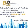 FESTIVITATEA DE DESCHIDERE A ANULUI UNIVERSITAR 2025-2026
