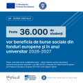 BURSE SOCIALE – UEFISCDI | 2026-2027