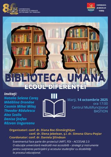 Afis Biblioteca umana_Ecoul diferentei_ACCESAB FDI 2025_14.10.2025
